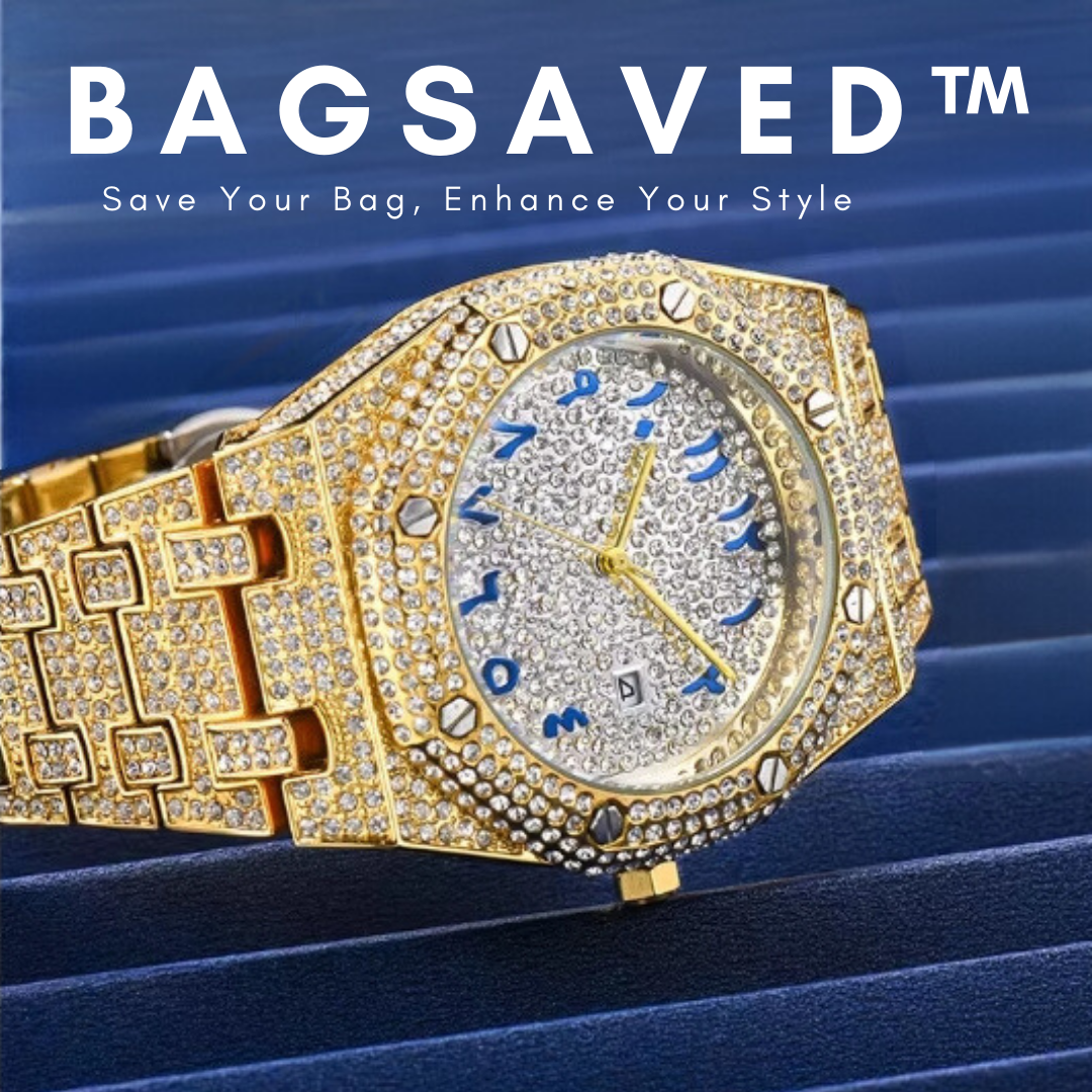Bagsaved™ Luxury Arabic Dial Ice Watch
