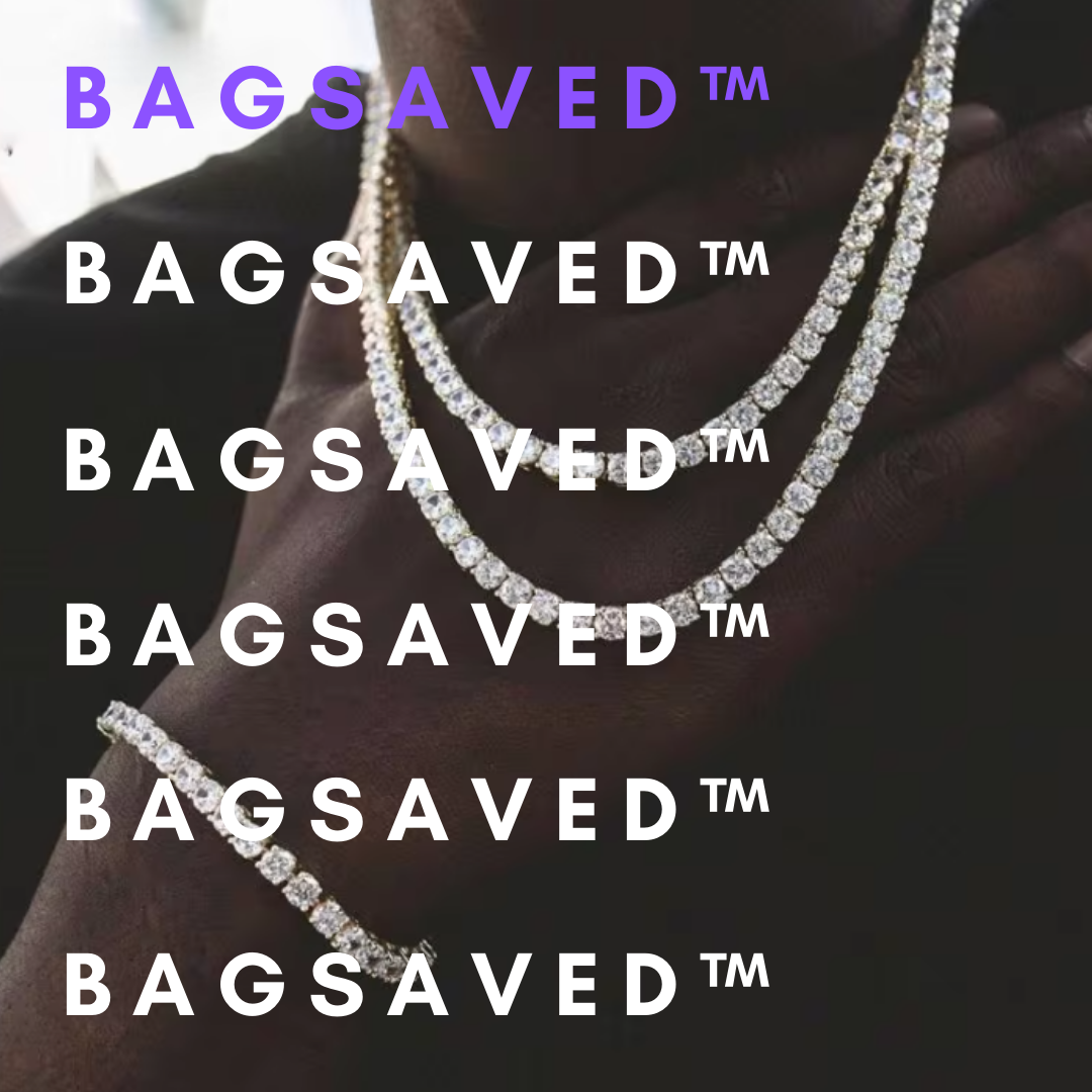 Bagsaved™ Iced Tennis Chain