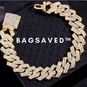 Bagsaved™ Cuban Chain Ice Bracelet