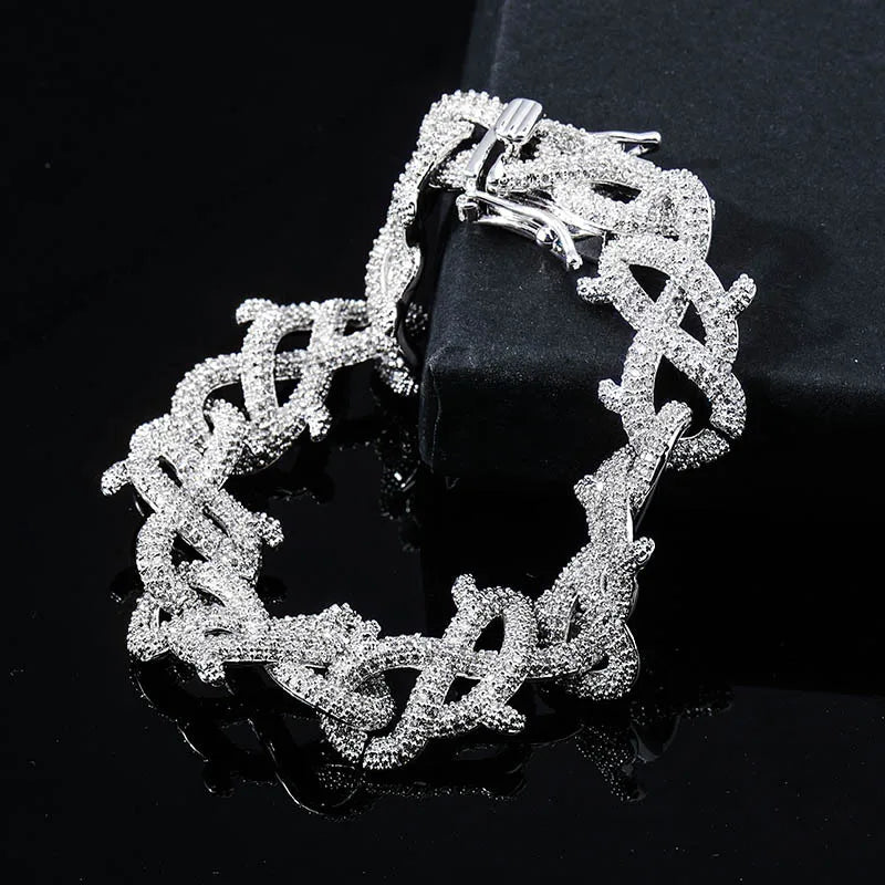 Ice Out Thorns Miami Curb Cuban Link Chain