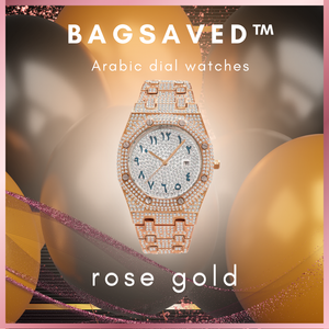 Bagsaved™ Luxury Arabic Dial Ice Watch