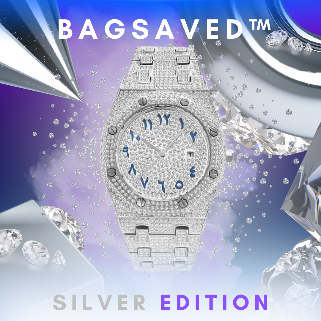 Bagsaved™ Luxury Arabic Dial Ice Watch